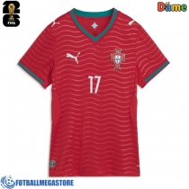 Fotballdrakt Dame Portugal Rafael Leao #17 Hjemmedrakt VM 2026 Kortermet
